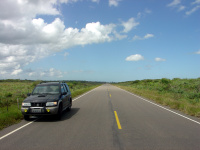 Car on Highway